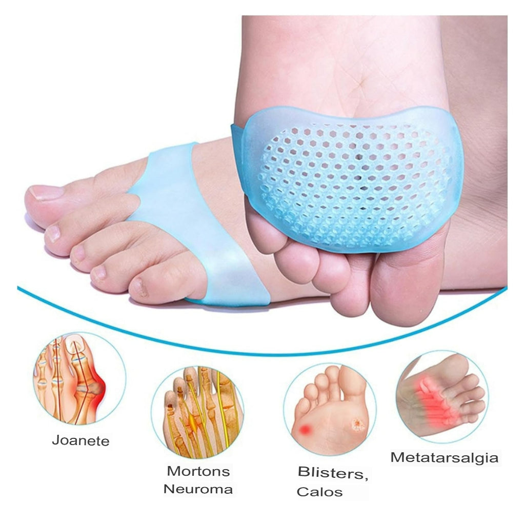 Almohadillas de Gel de Silicona para Antepié